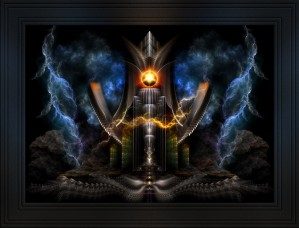 Obelisk Tower Of Tiberius Fractal Art